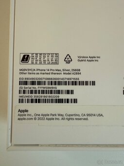 Apple iPhone 14 Pro Max, 256GB / Stříbrný - (Zánovní) - 4