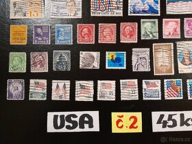 poštovní známky / USA č.2 45ks - 4