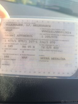 Prodám Volkswagen golf 4. - 4