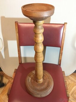 Prodám barové židle stojan na květiny retro - 4