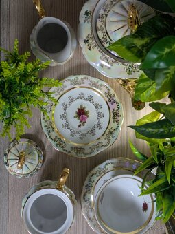 Luxusní porcelánový čajový servis Originál Decor - 4