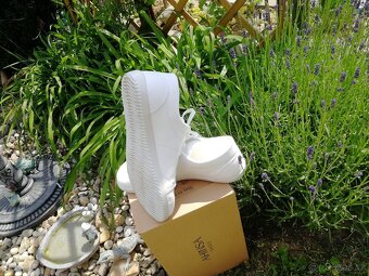 Ahinsa bílé tenisky Vida Kůže 40 - 4