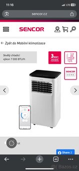 Mobilní klimatizace sencor - 4