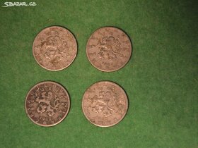 Staré mince 50 haléře Československo - 4