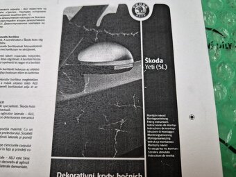 Škoda Yeti dekorativní kryty bočních zrcátek - 4