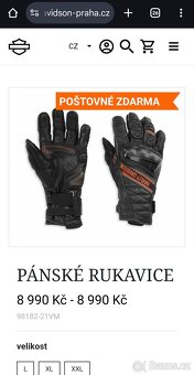 Rukavice Harley Davidson (SLEVA) - 4