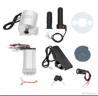 Sada bezkartáčového motoru 48-72V 3000W s regulátorem - 4