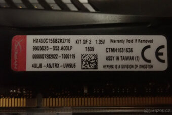 KINGSTON 16GB KIT (2x8 GB) DDR4-3000MHz CL15 HyperX Savage B - 4