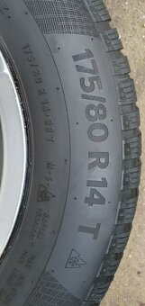 Zimní kola Continental 175/80 R14 na VW Golf IV - 4