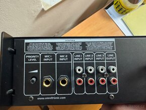 Mixážní zesilovač Omnitronic MP-120P+nástěnný reprobox WP-4S - 4