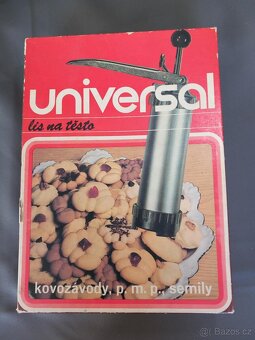 Univerzální lis na těsto Kovozávod Semily – kompletní sada - 4