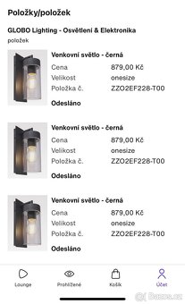 Venkovní světla na omítku Globo, 3ks, NOVÉ - 4