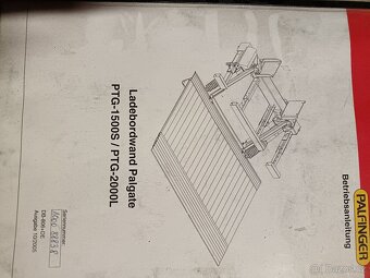 Prodám hydraulické čelo Palfinger 1500 kg - 4