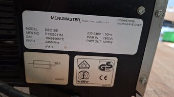 Gastro mikrovlná trouba MENUMASTER DEC18E - 4