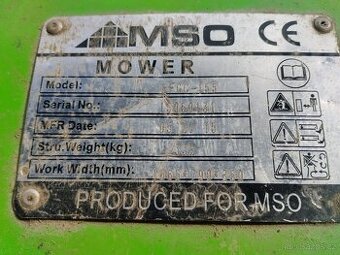 Prodám Sekačku Mulčovac Kladivkovy Mower MSO 155cm - 4