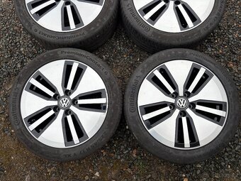 Alu orig letni sada Volkswagen 5x112 7J ET40 225/45 R17 - 4