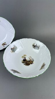 Jídelní sada, NOVÁ, myslivecký porcelán - 4