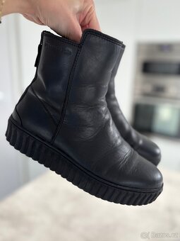 Kotníčkové kožené boty Marc O'Polo - 4