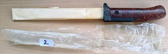 Nepoužitý originál zabalený bodák bajonet vz58 3.typ 1nýt - 4