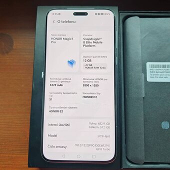 Zánovní Honor Magic7 Pro TOP FOTOMOBIL - 4