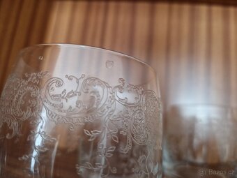 6 ks křišťálových retro sklenic na rum/whiskey - 4