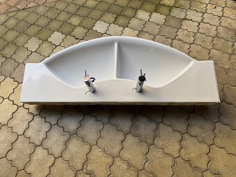 Umyvadlo LAUFEN dvojumyvadlo s bateriemi Hansgrohe - 4