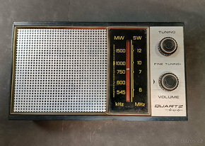 Staré rádio QUARTZ 406 - Made in GDR - 4