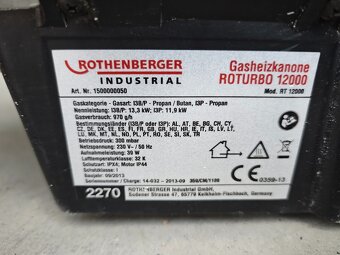 ROTURBO 12000 - plynové topidlo - 4
