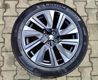 Alu kola originál Peugeot 2008 4x108 R18 KRÁSNÁ SADA - 4