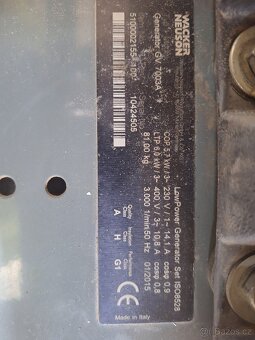 Elektrocentrála wacker GV 7003 - 4