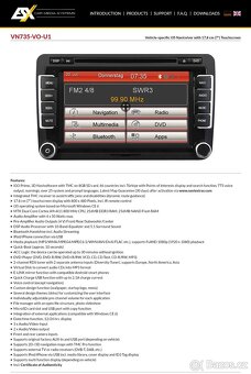 Prodám_AUTORADIO_ESX_Škoda_Wolksvagen_ - 4