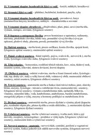 Maturitní otázky biologie - 4