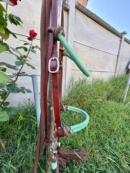 Sidepull uzdečka + otěže, vel. cob - 4