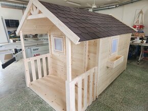 Velký dětský dřevěný zahradní domek - 4