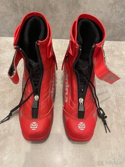 Set dětský běžky: boty Alpina (37), běžky VISU 158cm, hůlky - 4