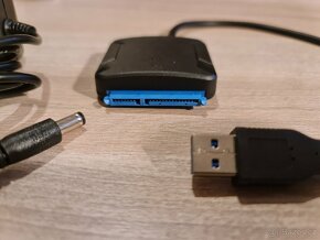 Adapter USB 3.0 na SATA pro 2.5 a 3.5 HDD a SSD nové - 4