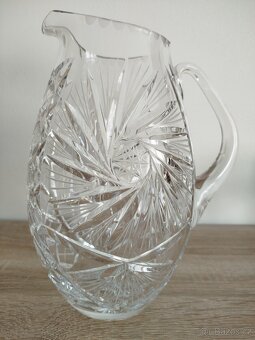 Bohemia Crystal Glas- sada broušených sklenic a karafa - 4
