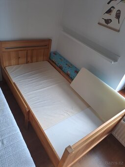 Rostoucí dětská postel IKEA s matrací - 4