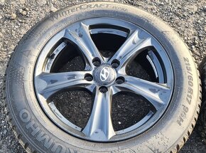 Zimní alu Hyundai Tucson 5x114,3 Kumho 215/60R17, 7,5mm - 4