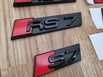 AUDI Napis logo znak S3 RS3 S4 RS4 S5 S7 RS7 RS6 SQ7 SQ8 - 4