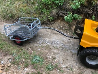 Kárka pro přepravu nákladu s ojem pro zahradní traktor - 4