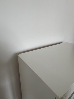 KOMODA BRIMNES, IKEA Komoda se 4 zásuvkami, bílá/mléčné sklo - 4