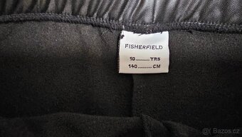 Dívčí koženkové legíny vel. 140 - 4