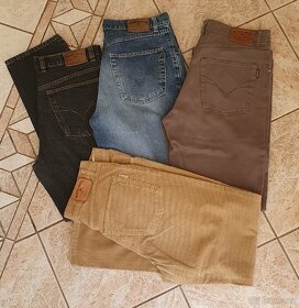 Prodám LEVNĚ džíny,plátěné kalhoty,kapsáče,džínové kraťasy - 4
