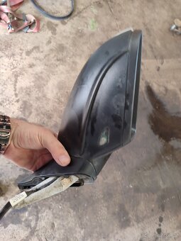 VW Golf 7 VII levé pravé zpětné zrcátko černé - 4