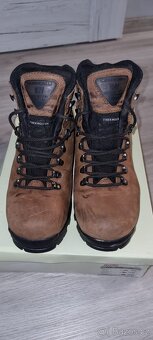 Hnědé zimní Thermo boty Weinbrenner, podrážka Vibram, 43 - 4