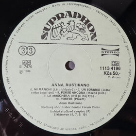 Anna Rustikano – Anna Rustikano 1987 LP deska, VG / VYPRANÁ - 4
