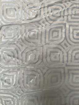 deka 150x200 cm, šedá, geometrický vzor, hebká - 4
