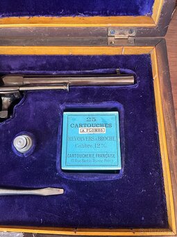 Historický revolver lefaux 12mm v kazete - 4