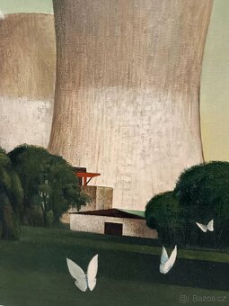 Velký obraz - Bohdanecký Jiří - Návrat motýlů, olej - 4